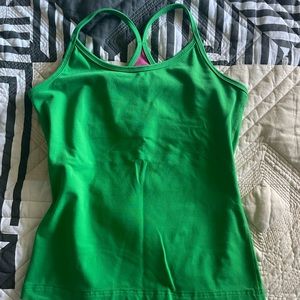 Green Lululemon tank